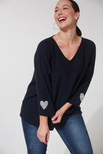 Load image into Gallery viewer, Nikolai Jumper Navy O/S
