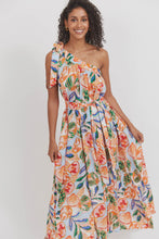 Load image into Gallery viewer, Baja One Shoulder Dress - Tide
