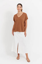 Load image into Gallery viewer, Haiti Tie Knit Top - Tan
