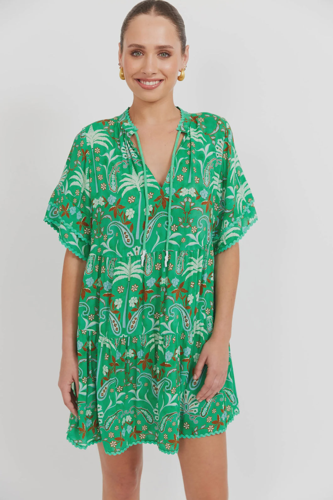 Haiti Dress - Palms