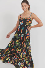 Load image into Gallery viewer, Cabana Tank Maxi Dress - Brasil Black
