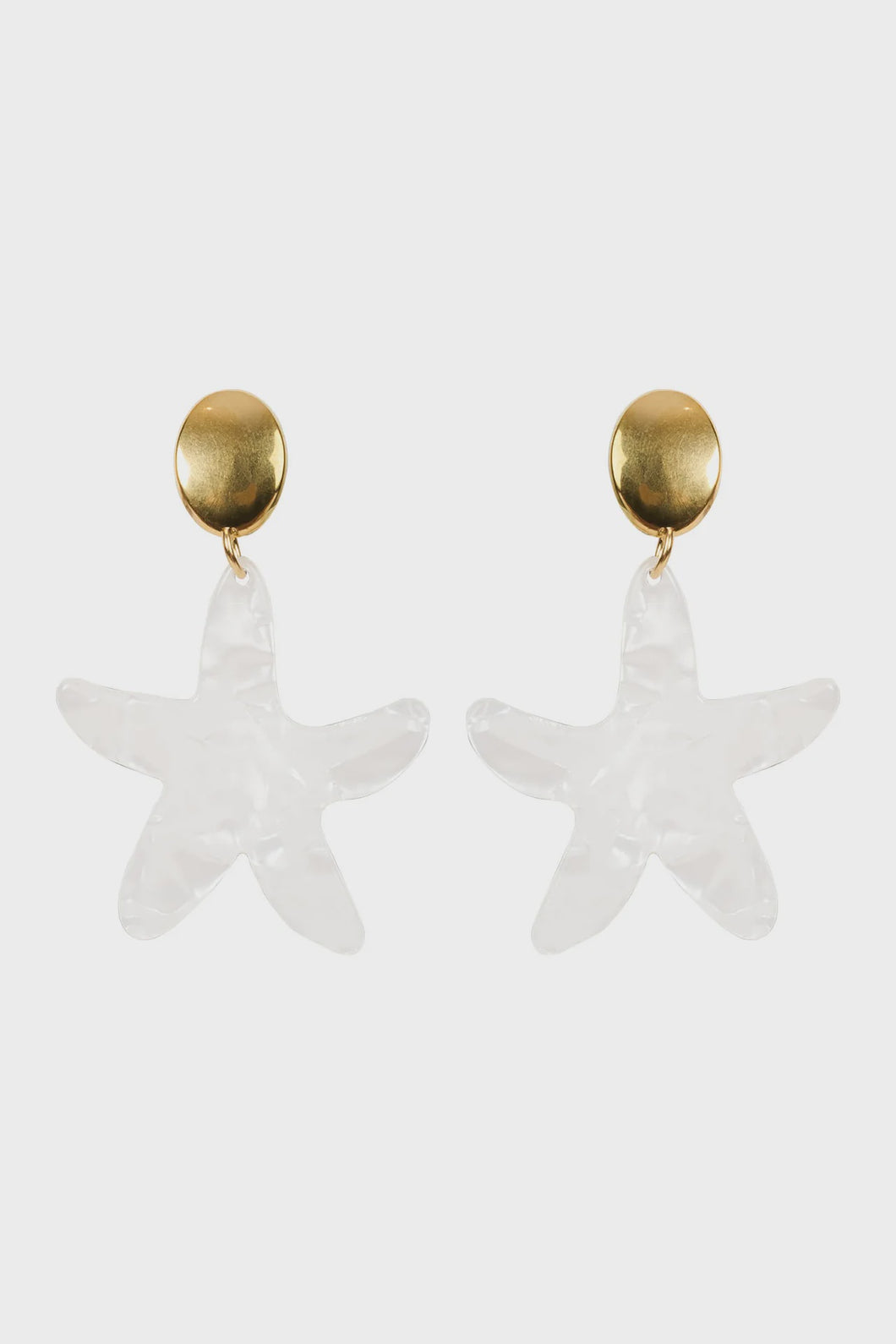 Haiti Drop Earring White
