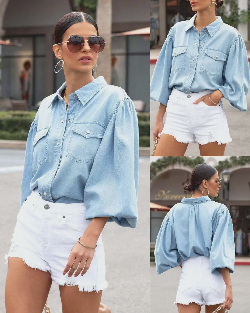 Button Down Denim Shirt