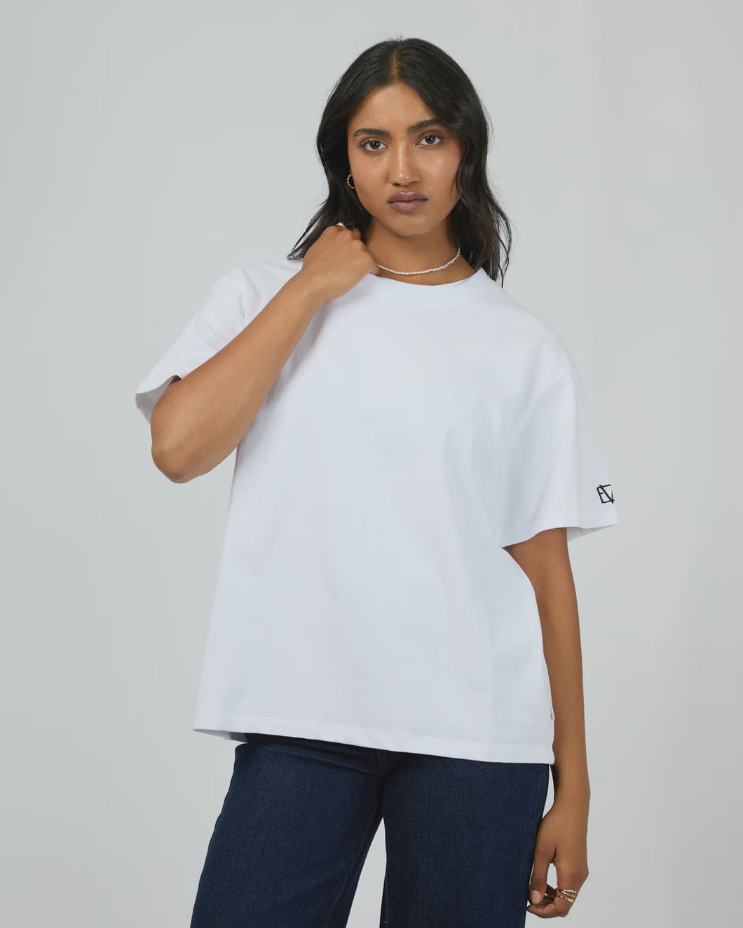 Eve Monogram Tee White