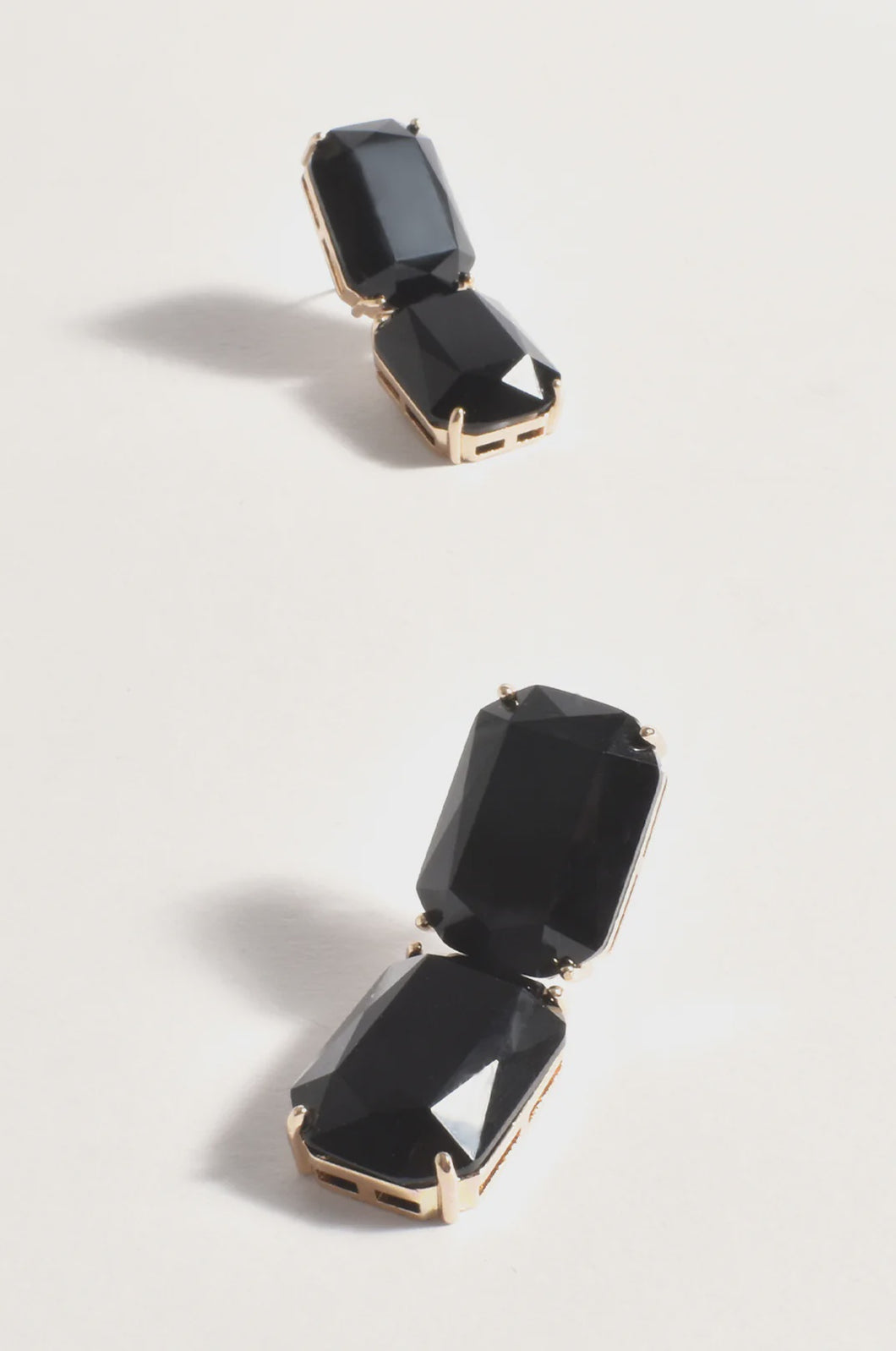 Astrid Earrings Black/Gold