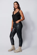 Load image into Gallery viewer, Lucido Metallic Pants Black
