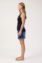 Load image into Gallery viewer, Athens Embroidered Tank - Navy
