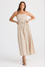 Load image into Gallery viewer, Avalon Dress Choc Polka Dot
