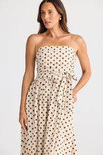 Load image into Gallery viewer, Avalon Dress Choc Polka Dot

