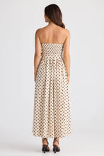 Load image into Gallery viewer, Avalon Dress Choc Polka Dot
