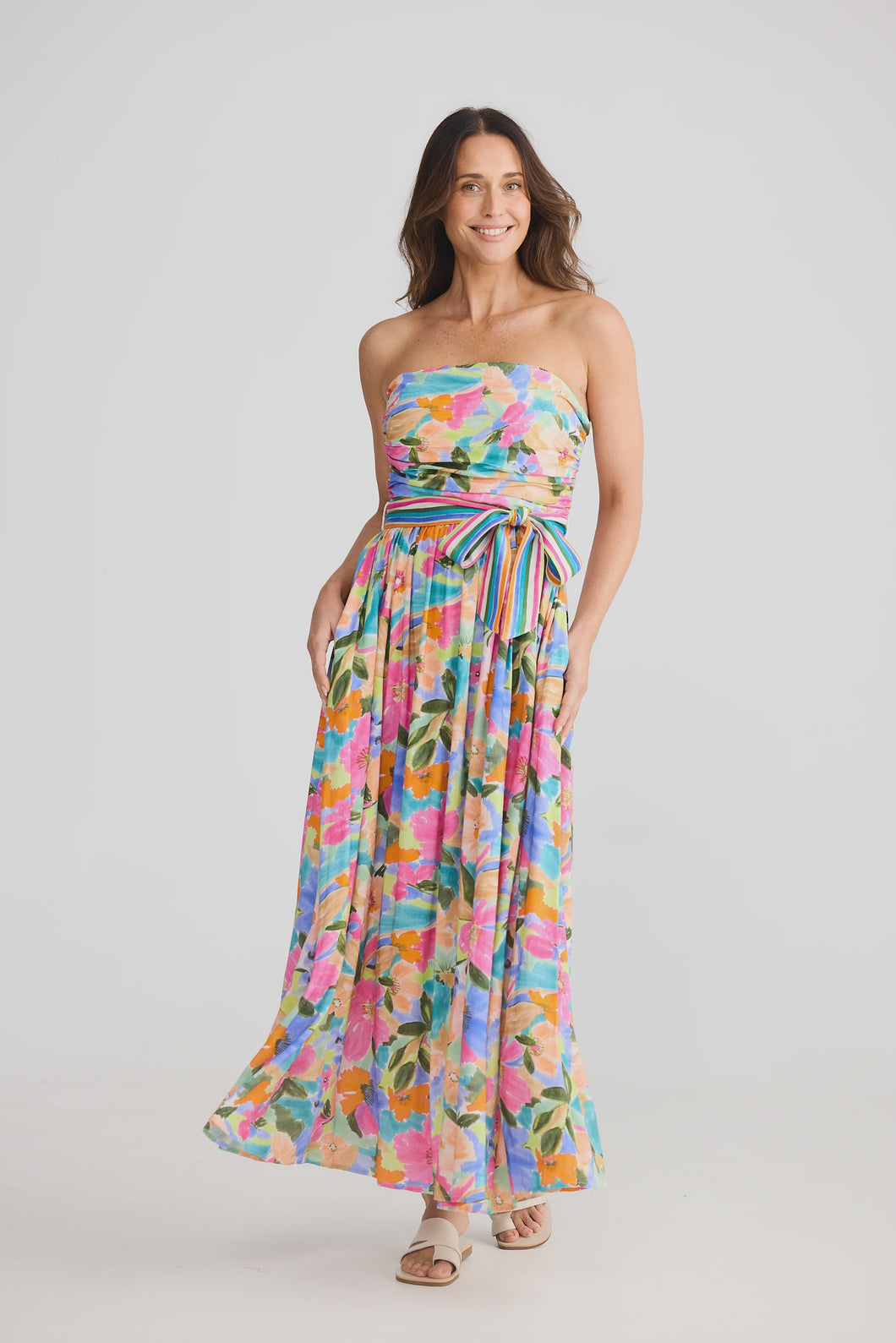 Avalon Dress Electric Bloom