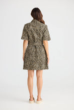Load image into Gallery viewer, Leroy Dress Beige Leopard

