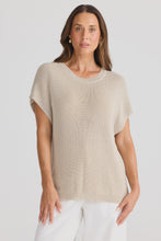 Load image into Gallery viewer, Limo Knit Tee Natural
