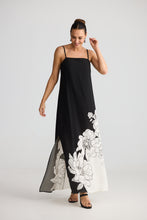 Load image into Gallery viewer, Angelique Maxi Dress Noir Bloom
