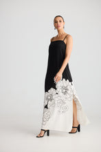 Load image into Gallery viewer, Angelique Maxi Dress Noir Bloom
