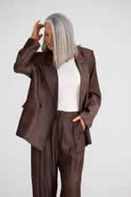 Load image into Gallery viewer, Blair Oversized Blazer Bark
