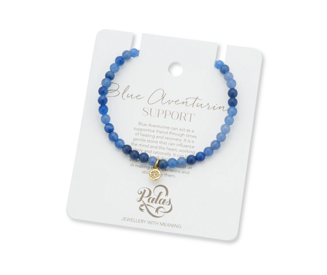 Blue Aventurine Healing Gem Bracelet