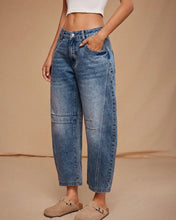 Load image into Gallery viewer, PRE SALE Blue Denim Barrel Jeans
