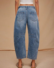 Load image into Gallery viewer, PRE SALE Blue Denim Barrel Jeans
