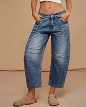 Load image into Gallery viewer, PRE SALE Blue Denim Barrel Jeans
