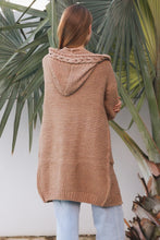Load image into Gallery viewer, Braid Knit Cardigan-Carmel
