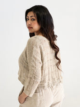 Load image into Gallery viewer, Elena Crop Mesh Stonewash.
