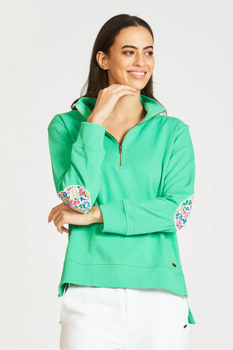 Sweat Bright Green/Floral