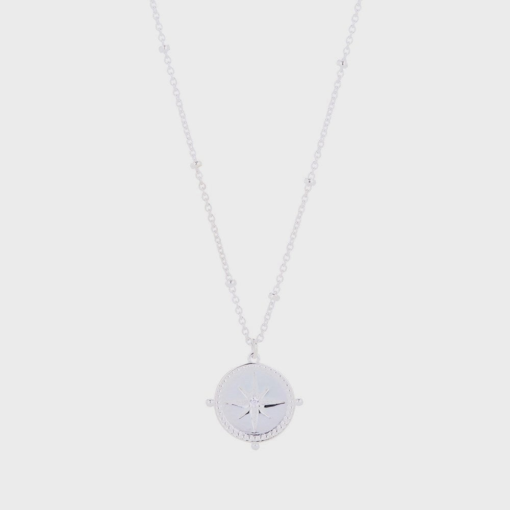 Compass of the Soul Silver Necklace