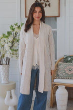Load image into Gallery viewer, Diamond Knit Cardigan Beige
