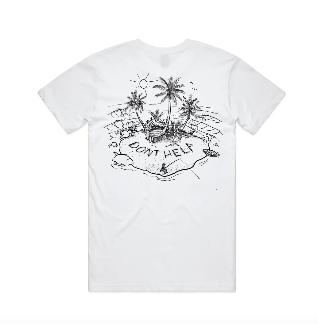 Dont Help White Tee