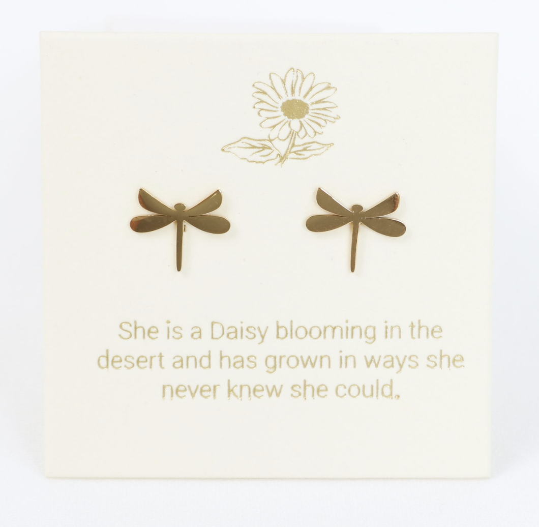 She is Daisy Stud - Gold