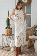 Load image into Gallery viewer, Palm Cove Embroidered Sleeveless Top
