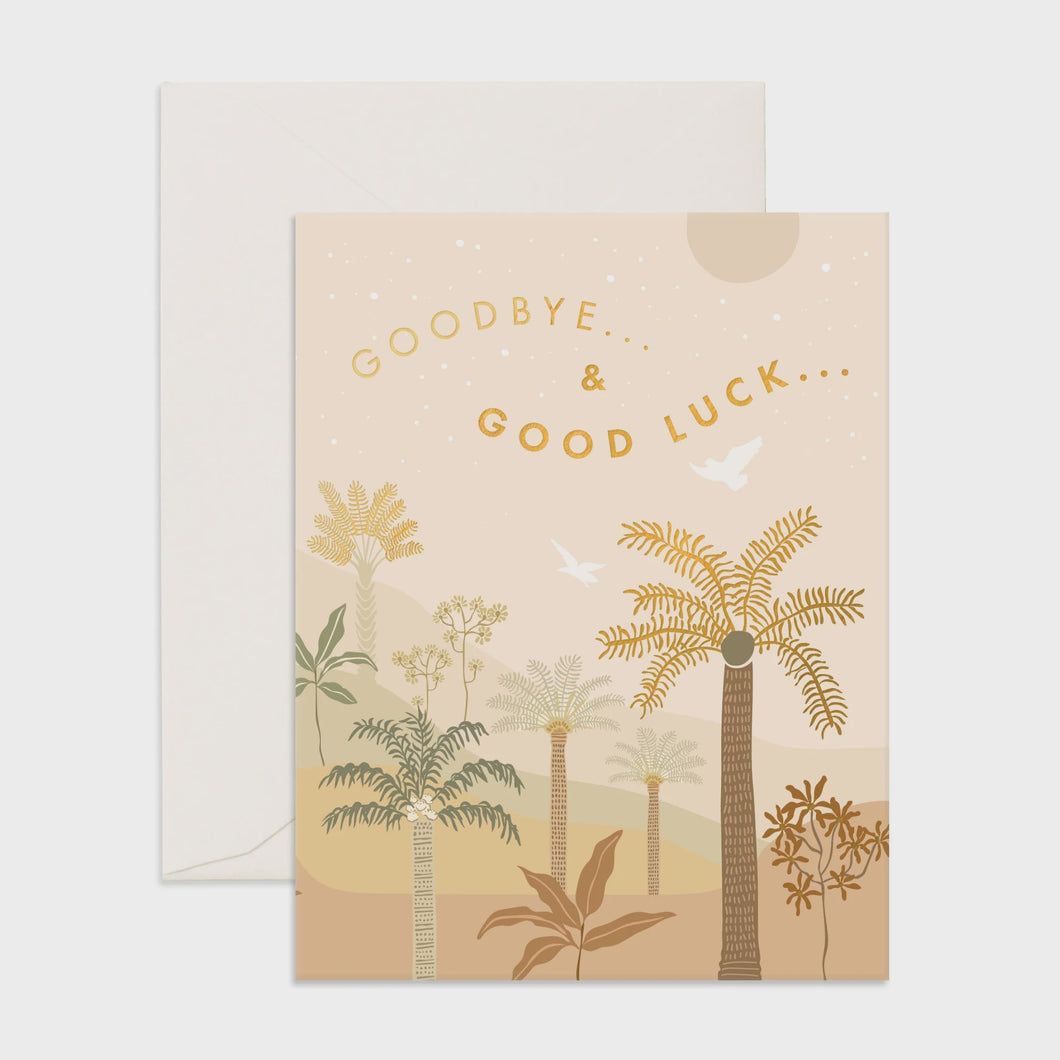 Goodbye Goodluck Card