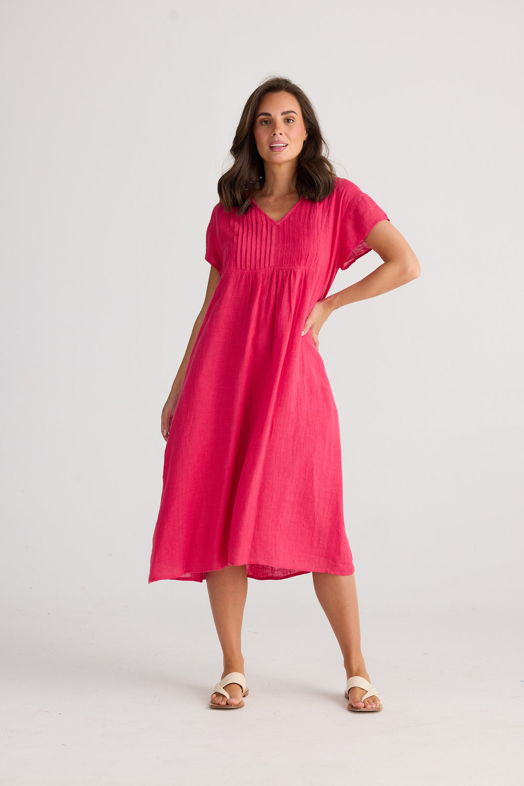 Alfresco Dress Raspberry