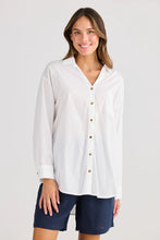 Load image into Gallery viewer, Clam Overshirt White
