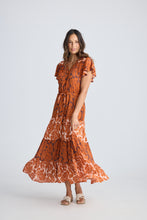 Load image into Gallery viewer, Delphie Dress Tuscan Palm
