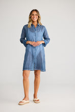 Load image into Gallery viewer, Lilo Shirt Dress Navy
