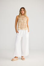 Load image into Gallery viewer, Margot Top Taupe Spring Fan
