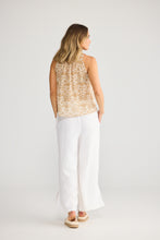 Load image into Gallery viewer, Margot Top Taupe Spring Fan
