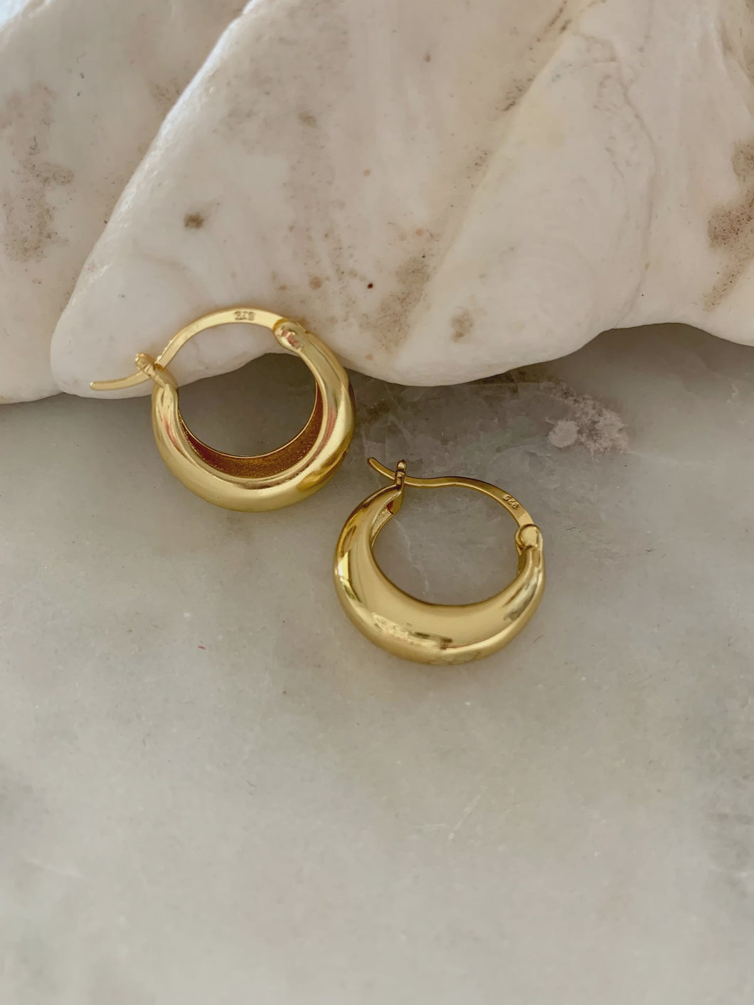 Cove Gold Hoop Earring