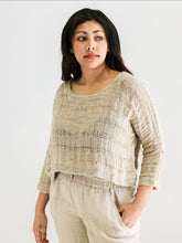 Load image into Gallery viewer, Elena Crop Mesh Stonewash.
