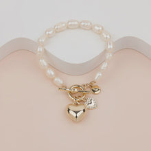 Load image into Gallery viewer, LIMITED EDITION | Ball Pendant on Freshwater Pearls Bracelet

