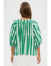 Load image into Gallery viewer, Jumeirah Top Green Stripe
