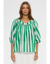 Load image into Gallery viewer, Jumeirah Top Green Stripe
