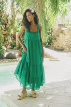 Load image into Gallery viewer, Kenya Tiered Maxi Dress-Green
