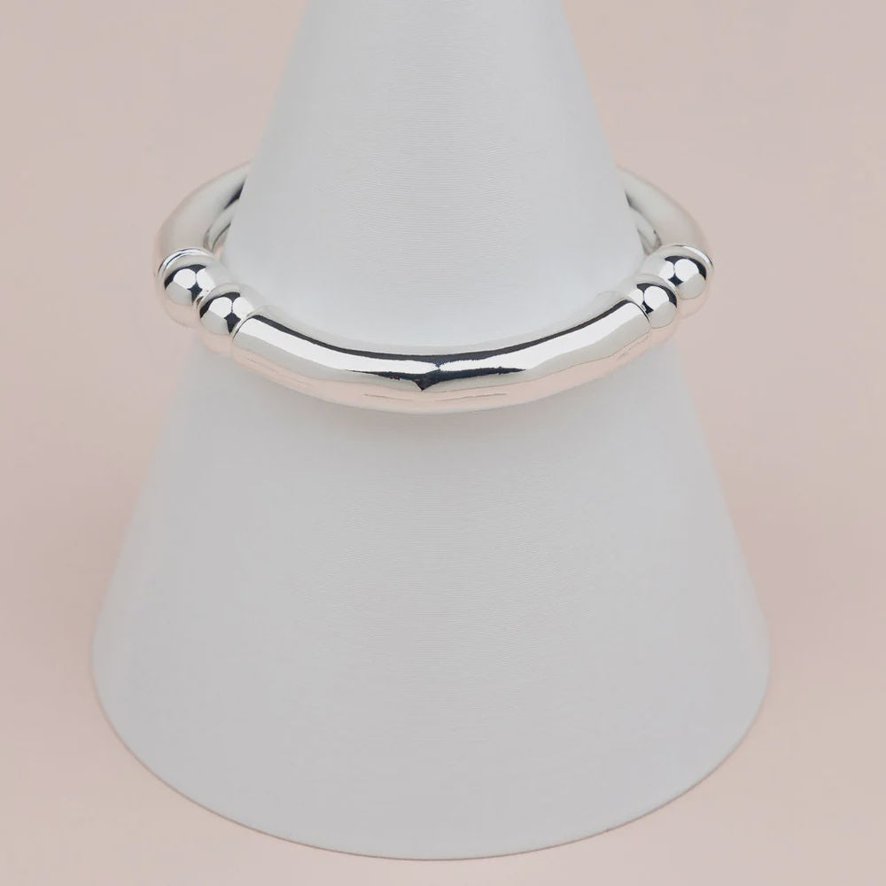 Silver Stretch Bangle