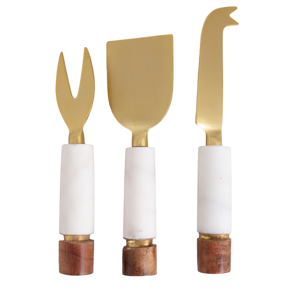 Cheese Knife Set Marble