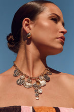 Load image into Gallery viewer, Molten Metal Disc Necklace Gold
