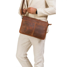 Load image into Gallery viewer, Montreal Leather 13" - 14" Laptop Bag Sandal
