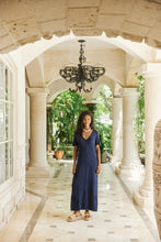 Load image into Gallery viewer, Olympus Applique Dress - Navy
